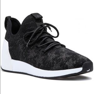 Ash Jaguar Star Metallic Knit Platform Sneakers